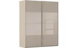 Goossens kledingkast finca combi glans mat glas bruin hoogwaardig meubelplaat - 8244427-{merk}-finca-combi-sts-bruin-schuifdeuren-02